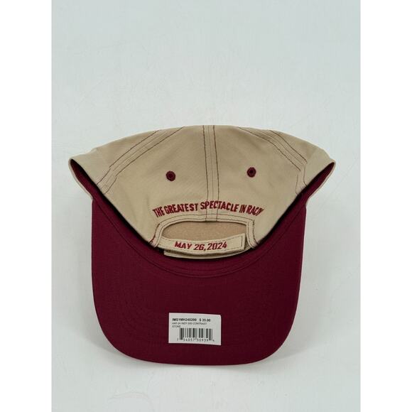 IndyCar 2024 Indianapolis 108th Indy 500 Gainbridge Hat Cap Tan Adjustable New - Picture 4 of 8